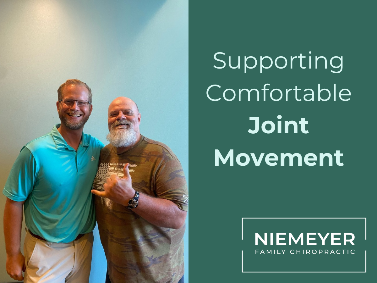 Supporting comfortable joint movement